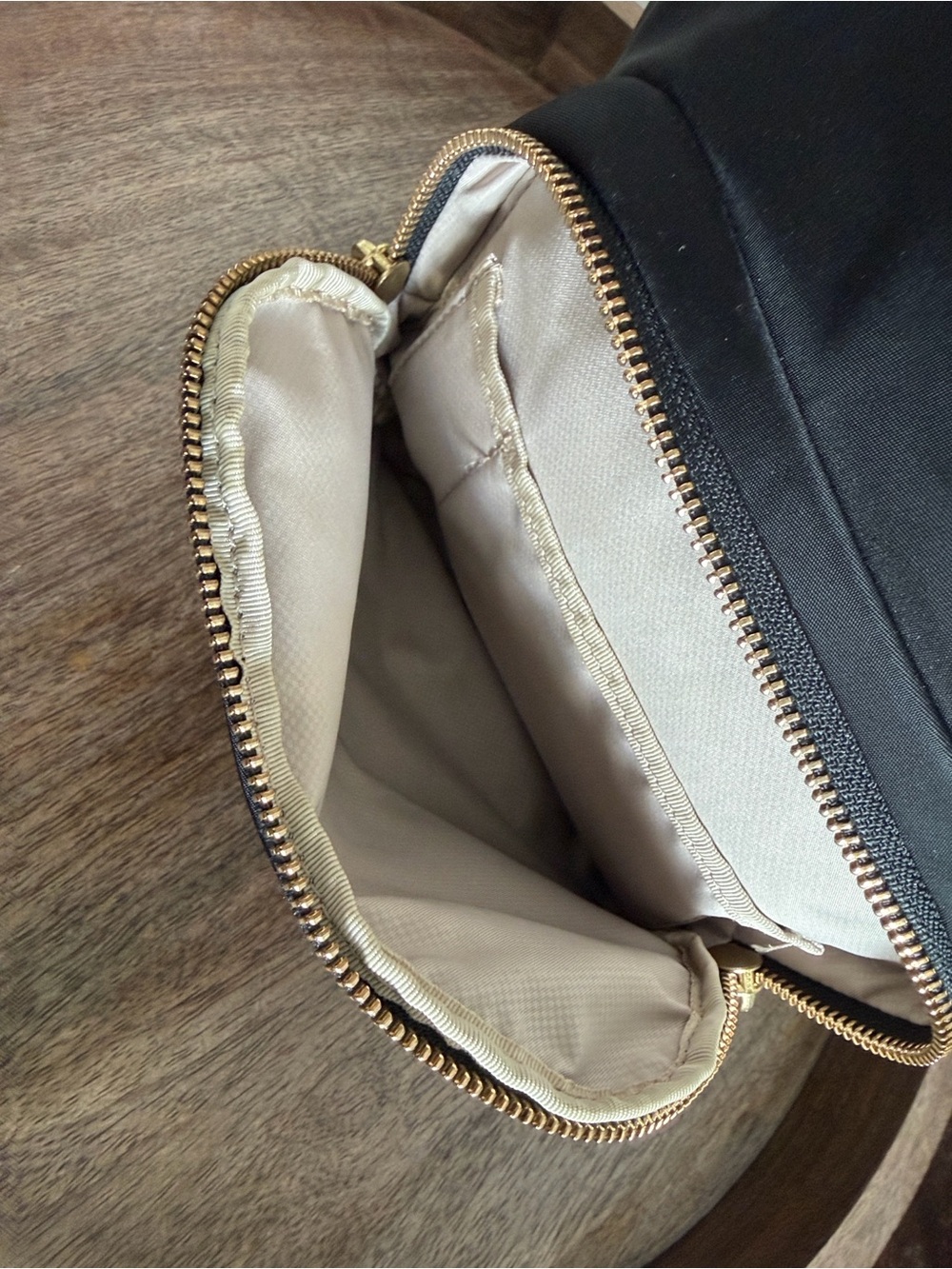 TUMI Voyageur Nadia Convertible Backpack/Sling – Black Nylon Gold Hardware - Picture 6 of 15
